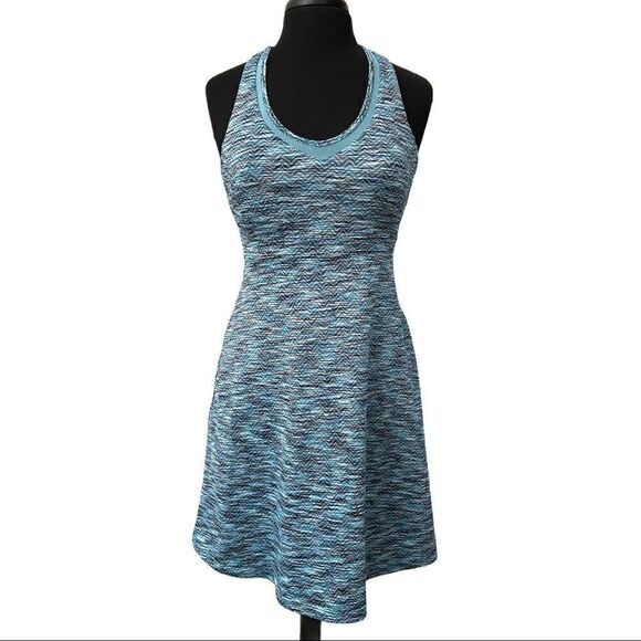 MPG Sport Teal Racerback Fit And Flare Dress Sz S - Picture 3 of 15